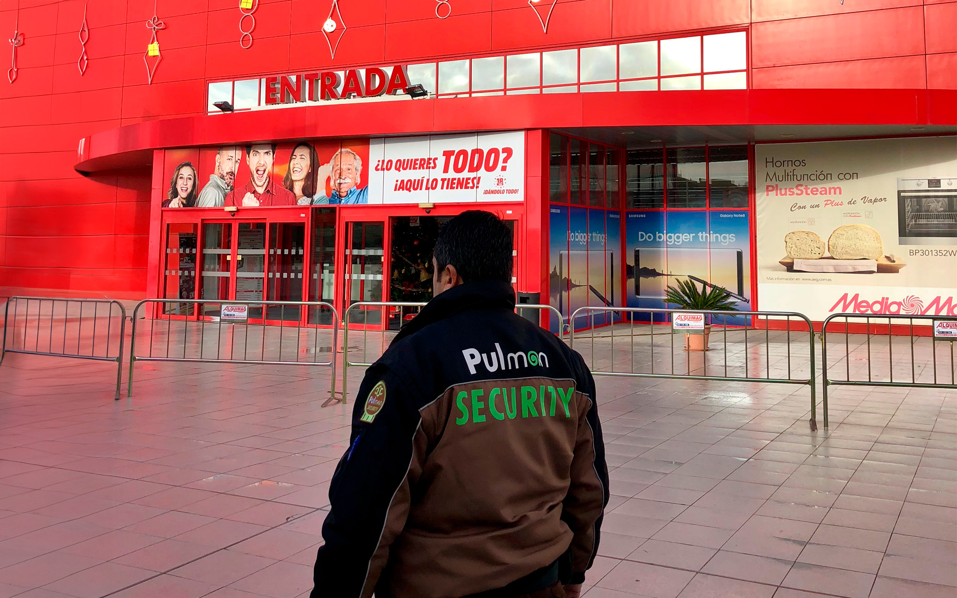 Seguridad de Centros Comerciales en Navidad